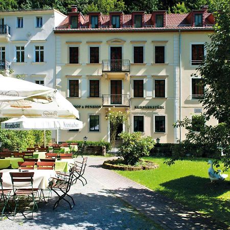 Kurparkstuebl Bad Schandau Hotel Exterior foto