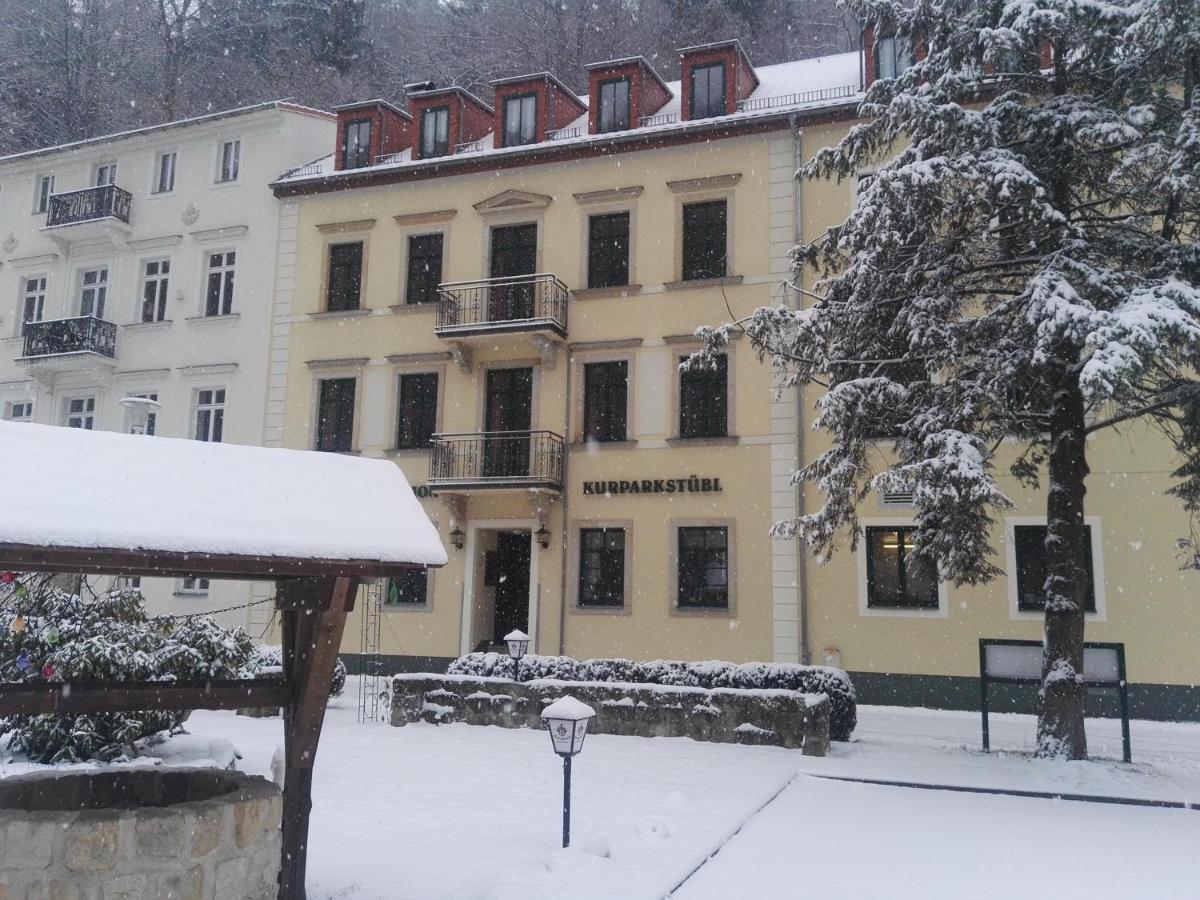 Kurparkstuebl Bad Schandau Hotel Exterior foto